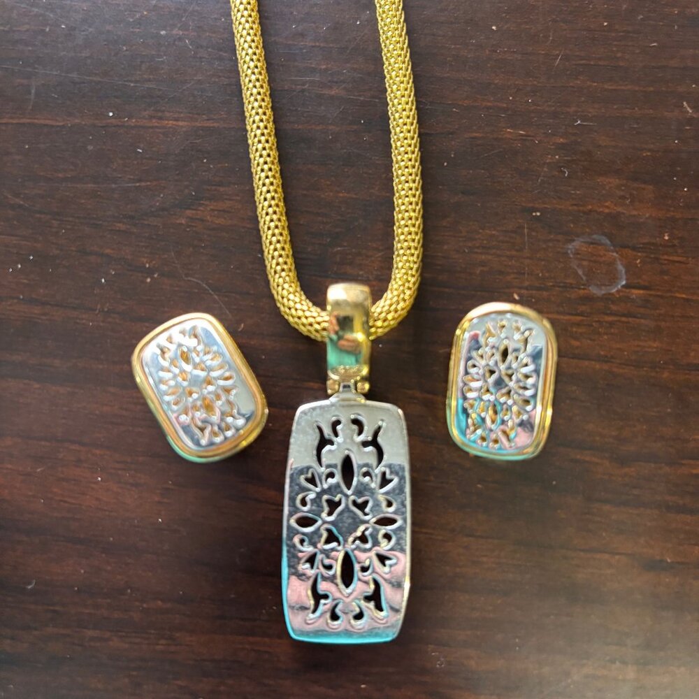 Necklace, Matching Convertible Earrings